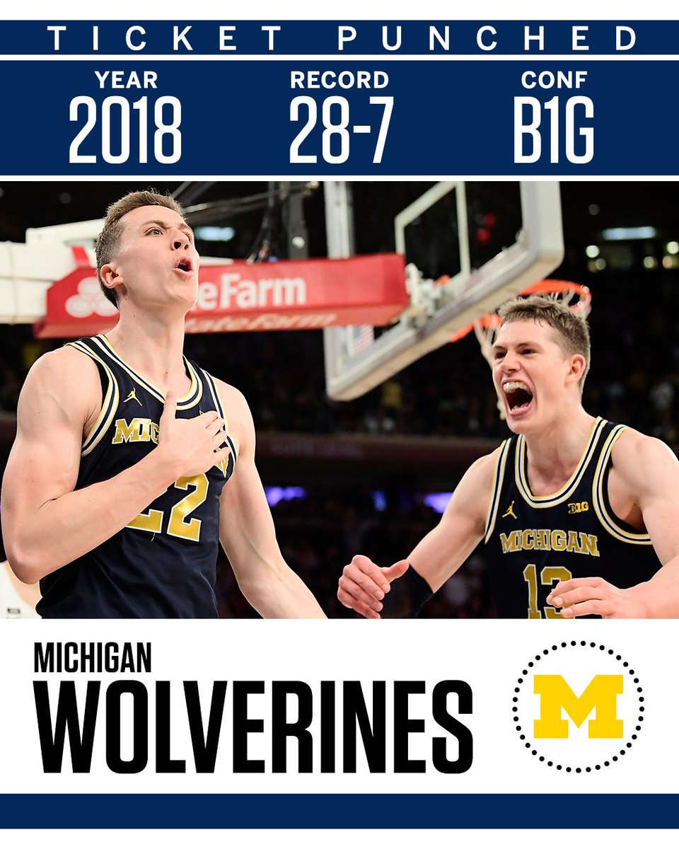 Back-to-back Big Ten championships for Michigan! 

The Wolverines take down Purdue 75-66 to take the title.