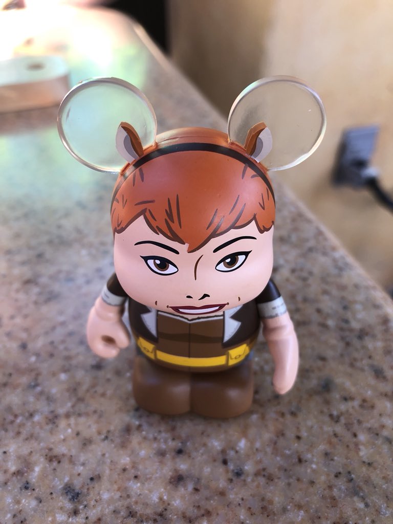 MousewardBound's tweet photo. We try not to buy #vinylmations anymore but when there is a chance to get Squirrel Girl, you go for it. And it paid off! #Marvel #Kicksbutt #Eatsnuts #meanttobe https://t.co/v8VyvFfBsE
