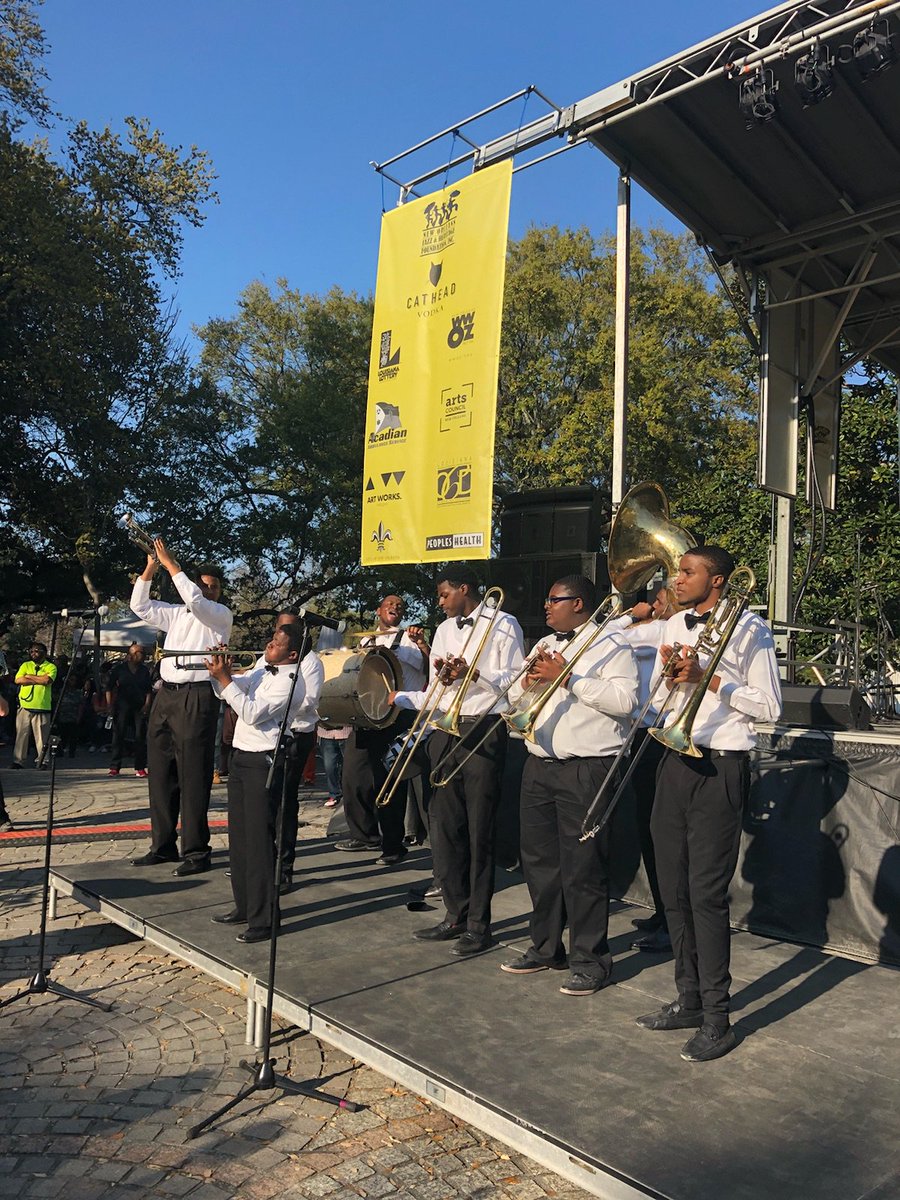 CongoSquareFest's tweet photo. CONGRATS!! #ClassGotBrass winners as follows: 
Advanced:
1. Landry-Walker HS
2. KIPP Morial Middle School
3. Edna Karr HS

Beginner:
1. Park Forest Middle School
2. Renew Cultural Arts Academy
3. Young Audiences Charter School https://t.co/zx2i6zAOWd