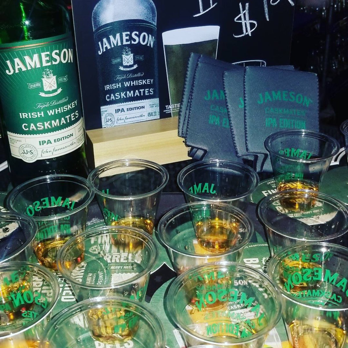 Make your Saturday plans now! Because we have Lunch Hour Six Pack playing next weekend and Jameson coming from 8-10pm to for a tasting!! #Repost @ciara1937
・・・
#jamesoncaskmates  #ipaedition