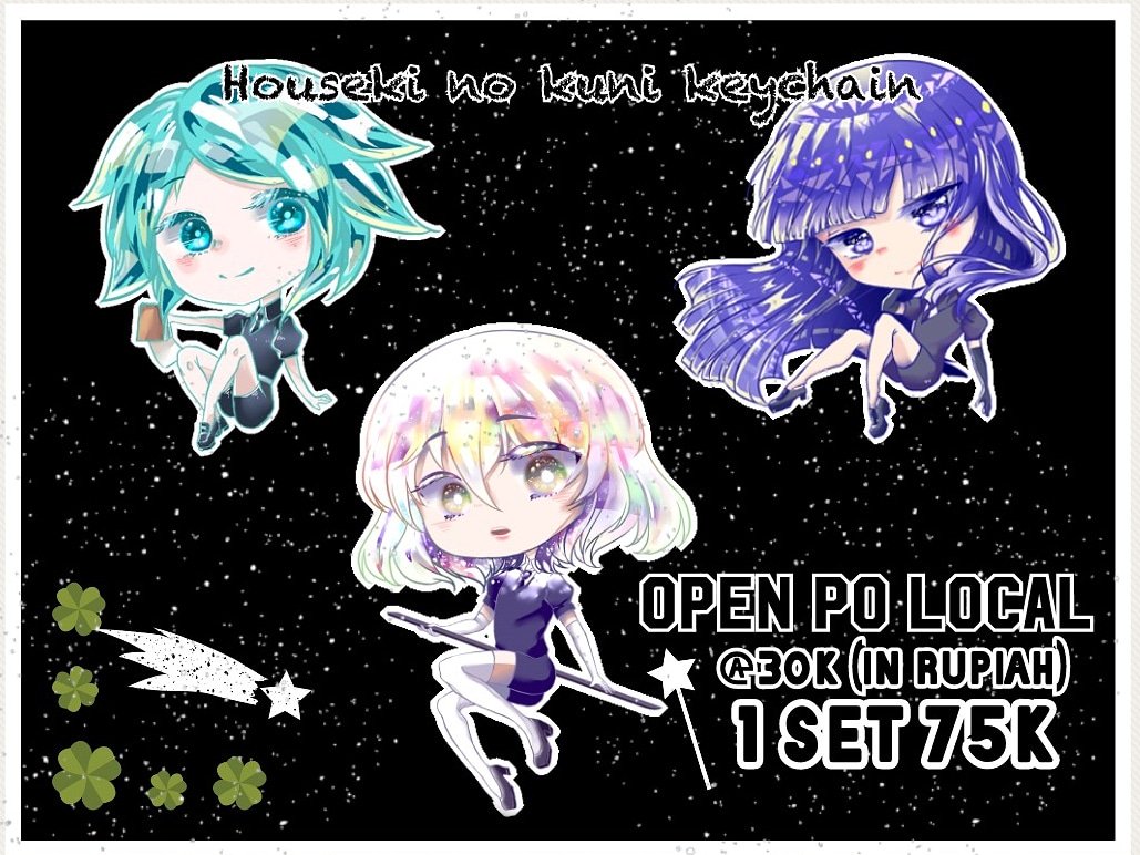 tc_chazuke's tweet photo. Yang masih nyari keychain houseki no kuni, masih ada nih stoknyaa. Silahkan yang mau beli ヾ(。>﹏<。)ノ゙✧*。
I will ship your order after payment. Khusus daerah indo doang yaaa 💕
#comifuro10 #cf10 #openorder #keychain #housekinokuni #housekinokunikeychain #宝石の国 https://t.co/aKL3Z78tyT
