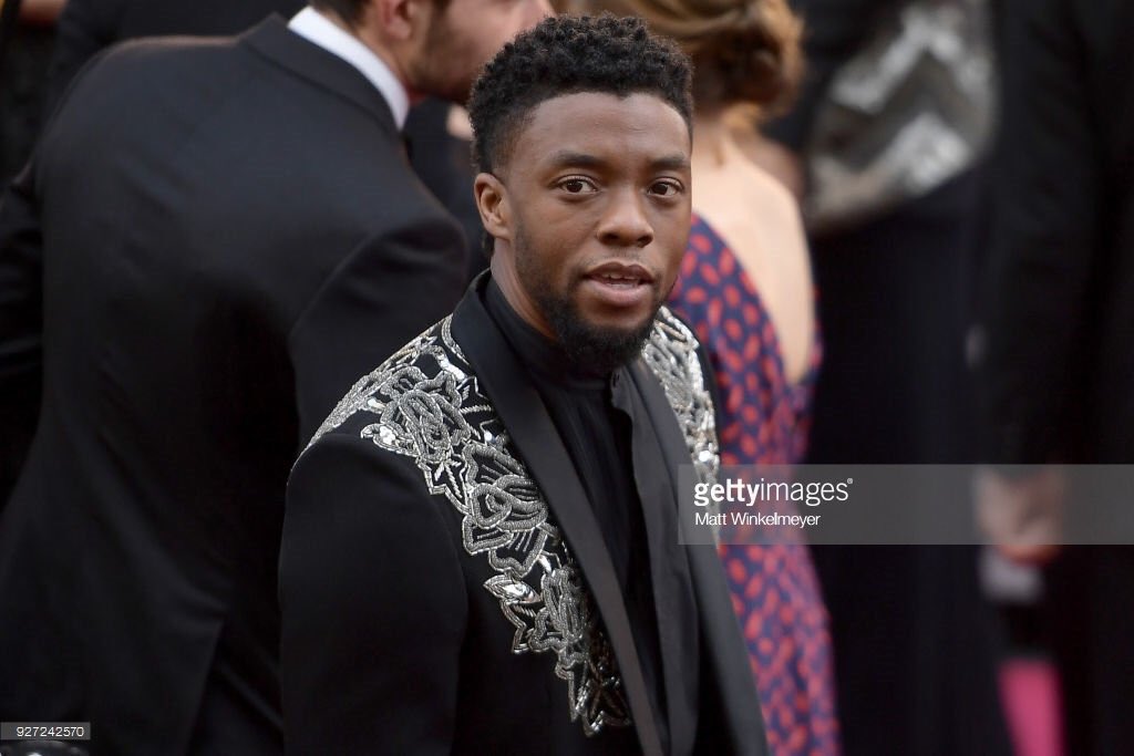 woIvern's tweet photo. nothing but respect for OUR king of wakanda #Oscars https://t.co/Kcsu1ulgs8