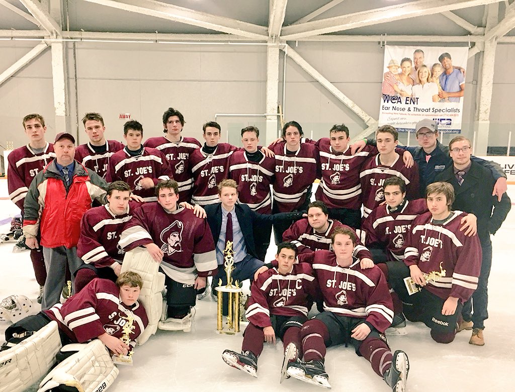 SJCIHockey's tweet photo. NY State Finalist
@SJCI Varsity White
This is the first NY State Tournament that @SJCI Varsity White Team has qualified for. In their first appearance this team made it to the State Final. What an amazing accomplishment!
#HistoryWasMade
#Culture
#ItsAProgramAtJoes
#SevenTeams https://t.co/hFxPJlQjhW