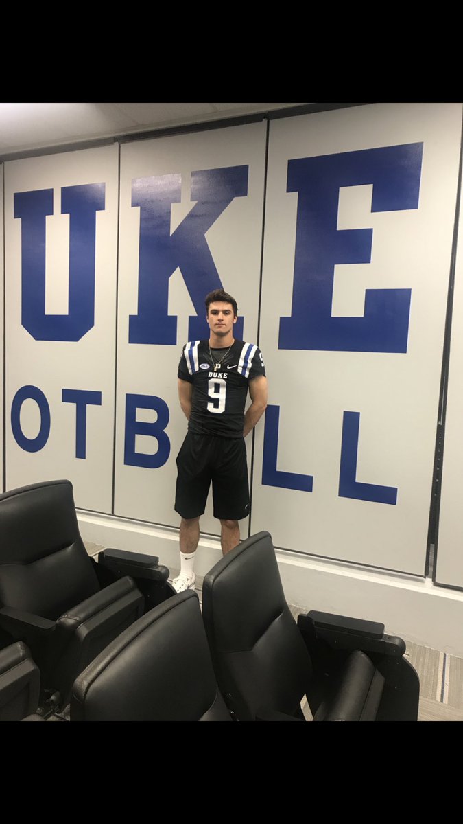 nickydalmolin's tweet image. Extremely excited to announce that I have verbally committed to Duke University to advance my football and academic career. Thank you to the coaching staff at Duke for giving me this amazing opportunity! #GoBlueDevils