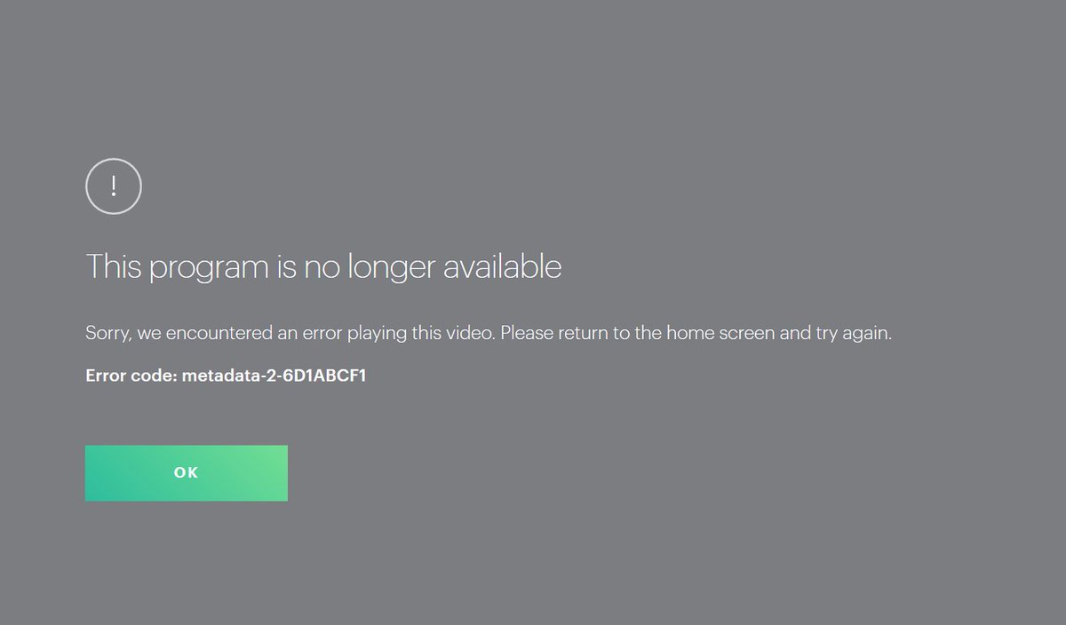 otempora's tweet photo. @hulu_support Error showing up since the last forty minutes :| https://t.co/OPe2xcU8wJ