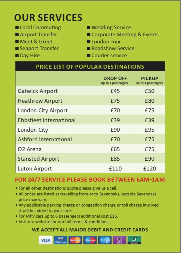 OaksTaxis's tweet photo. Looking for a reliable and affordable local and Airport taxi service near sevenoaks and surrounding area then look no further to call OAKS TAXIS on 01732741122 or book online by visiting https://t.co/0nfPjZXfFm #taxis #sevenoaks #oakstaxis #cabs #airporttaxis #taxinearme #taxicab https://t.co/knK2HQI3iZ