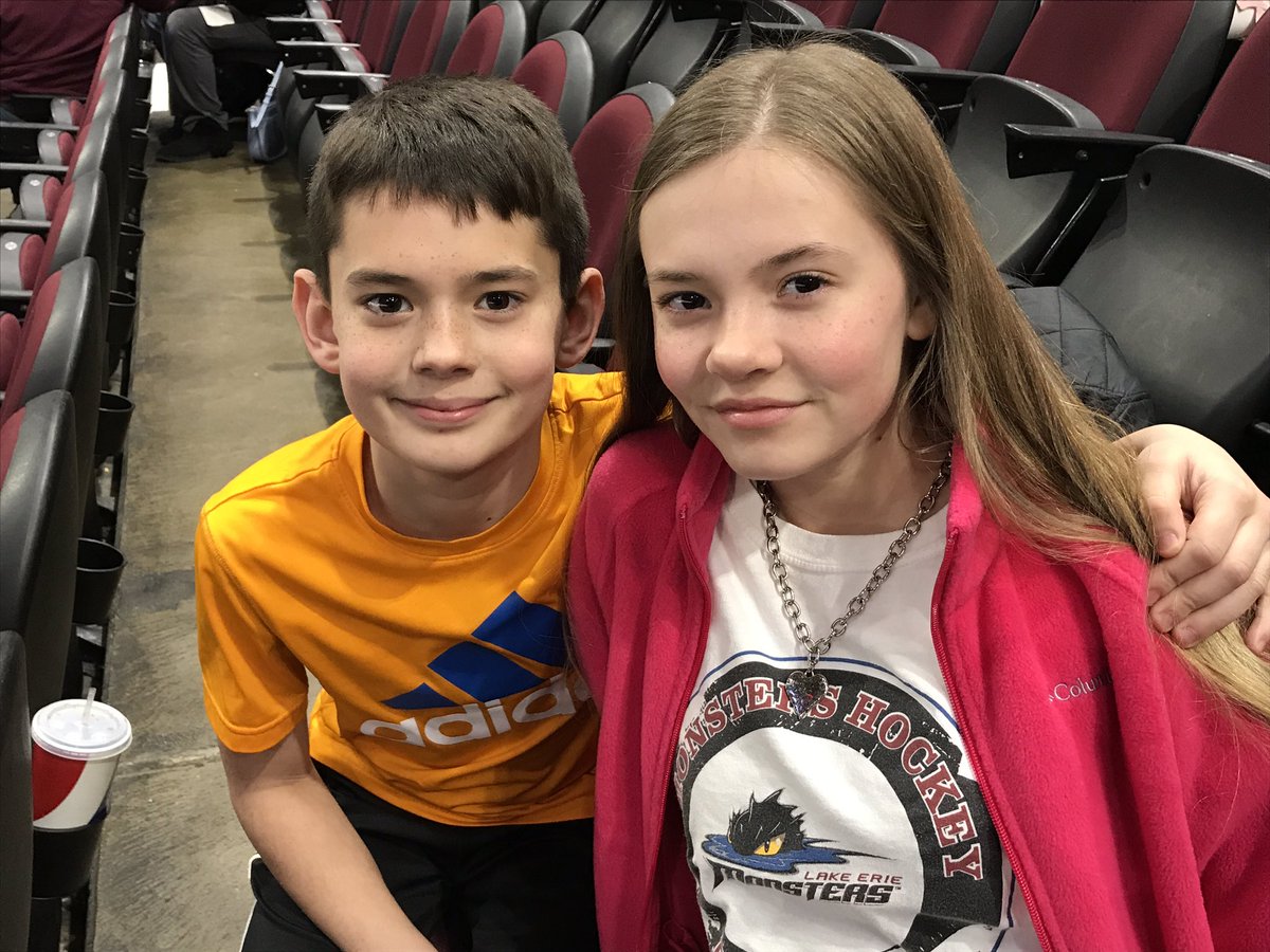 CarolynRowen's tweet photo. Let's GO MONSTERS!  @monstershockey  @TweetQTV https://t.co/24CT3Ajj5S