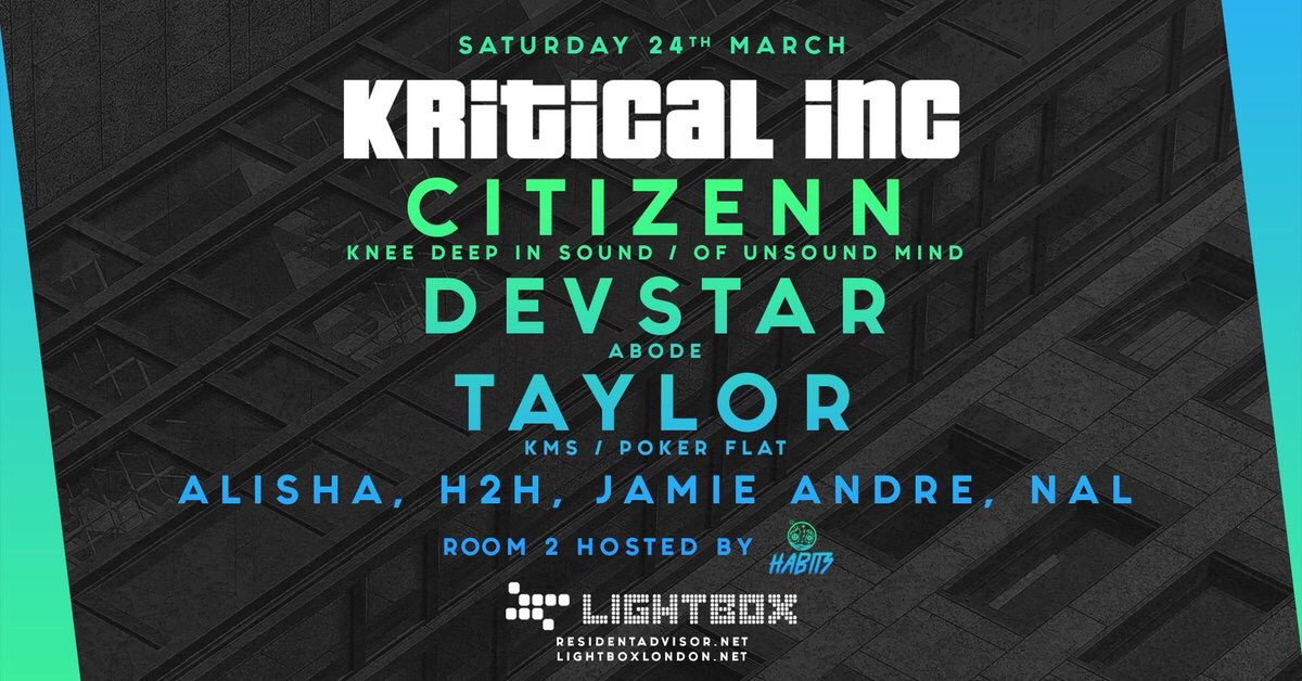 theravenet's tweet photo. Check out the line up for @KriticalInc! 

Tickets - https://t.co/CrFc5HazYG https://t.co/1GNn6sgKhN