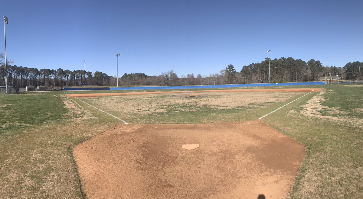 YHS Baseball (@yhs_baseball) on Twitter photo Infield cut, field drug and lined ready for our first scrimmage tomorrow at 4 at York vs Denbigh High School. <a href="/YorkFalcons/">York Falcon Sports</a> #FalconPride Infield cut, field drug and lined ready for our first scrimmage tomorrow at 4 at York vs Denbigh High School. <a href="/YorkFalcons/">York Falcon Sports</a> #FalconPride