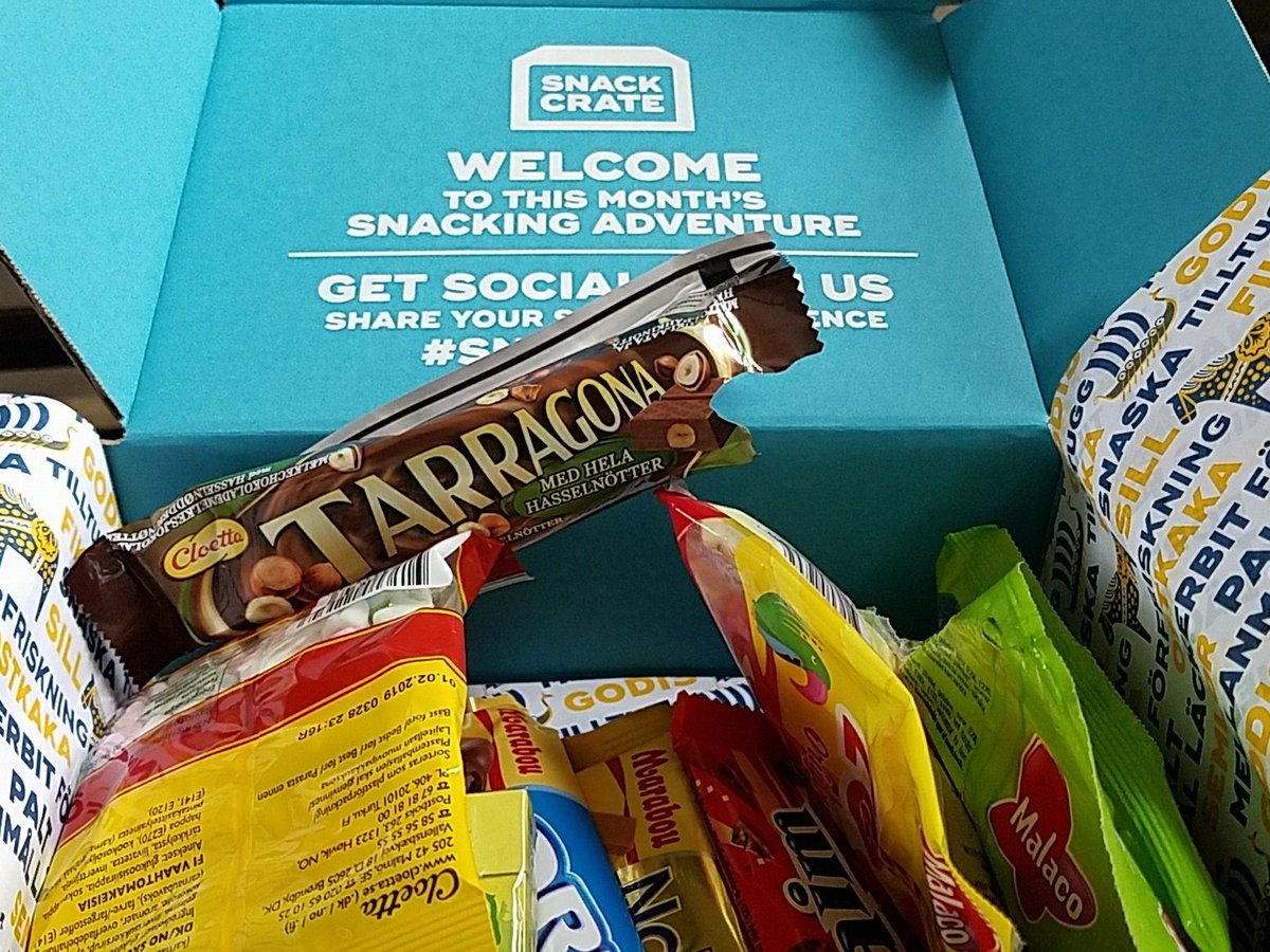 86migz's tweet photo. Enjoying my #SnackCrate from Sweden. https://t.co/9keNc5Bgxi