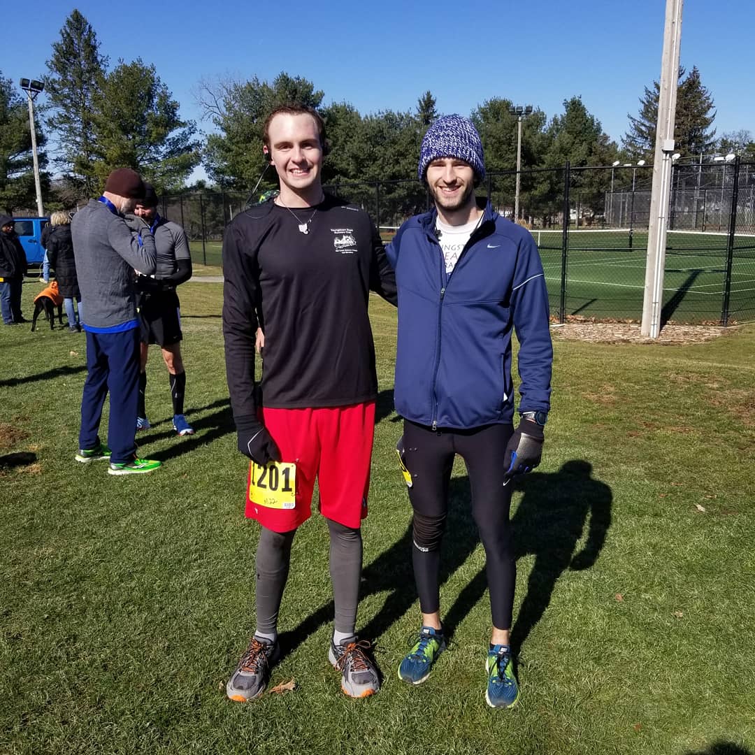 YSURunning's tweet photo. Congratulations to @Zgoist and @MartyStrong_ in completing the 29th annual distance classic! 13.1 miles, 19 hills, and 1200ft. Elevation gain and Marty finished his first ever half marathon just over one hour and 50 minuets and Zack took 2nd in his age group! Great job guys!! https://t.co/7JsW6bd6SF