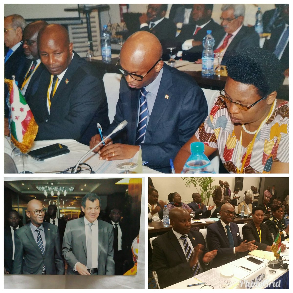 nyamitwe's tweet photo. Clôture ce 4 mars 2018 à #Libreville de la réunion ministérielle du #COPAX #CEEAC. Décisions fortes : réforme de l'organe, lutte contre le #terrorisme, solidarité régionale, ...Il y aura désormais un avant et un après 4 mars 2018 ! https://t.co/Sj22uLINYk
