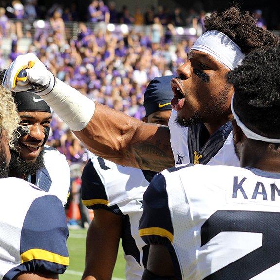 RoadTripSports's tweet photo. #CollegeFootballAmerica #NFLScoutingCombine Sunday continues with #HailWV DB @KyzirWhite8 and it's #174Days until #CollegeFootball returns #WVU #Mountaineers #Big12FB #ProMountaineers #NFLDraft #NFLDraft2018 #NFLScoutingCombine2018 #ScoutingCombine2018 #CollegeFootballCountdown https://t.co/eOXzDEfNYe