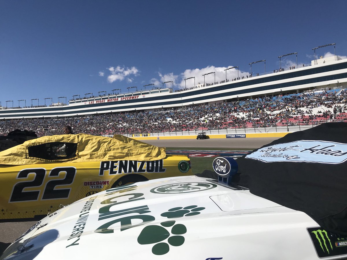 CSUOneCure's tweet photo. Happy Race Day from @LVMotorSpeedway! Who’s tuning in today? #OneCancerOneCure #NASCAR #CSUOneCure https://t.co/4Fl2rXcIk5