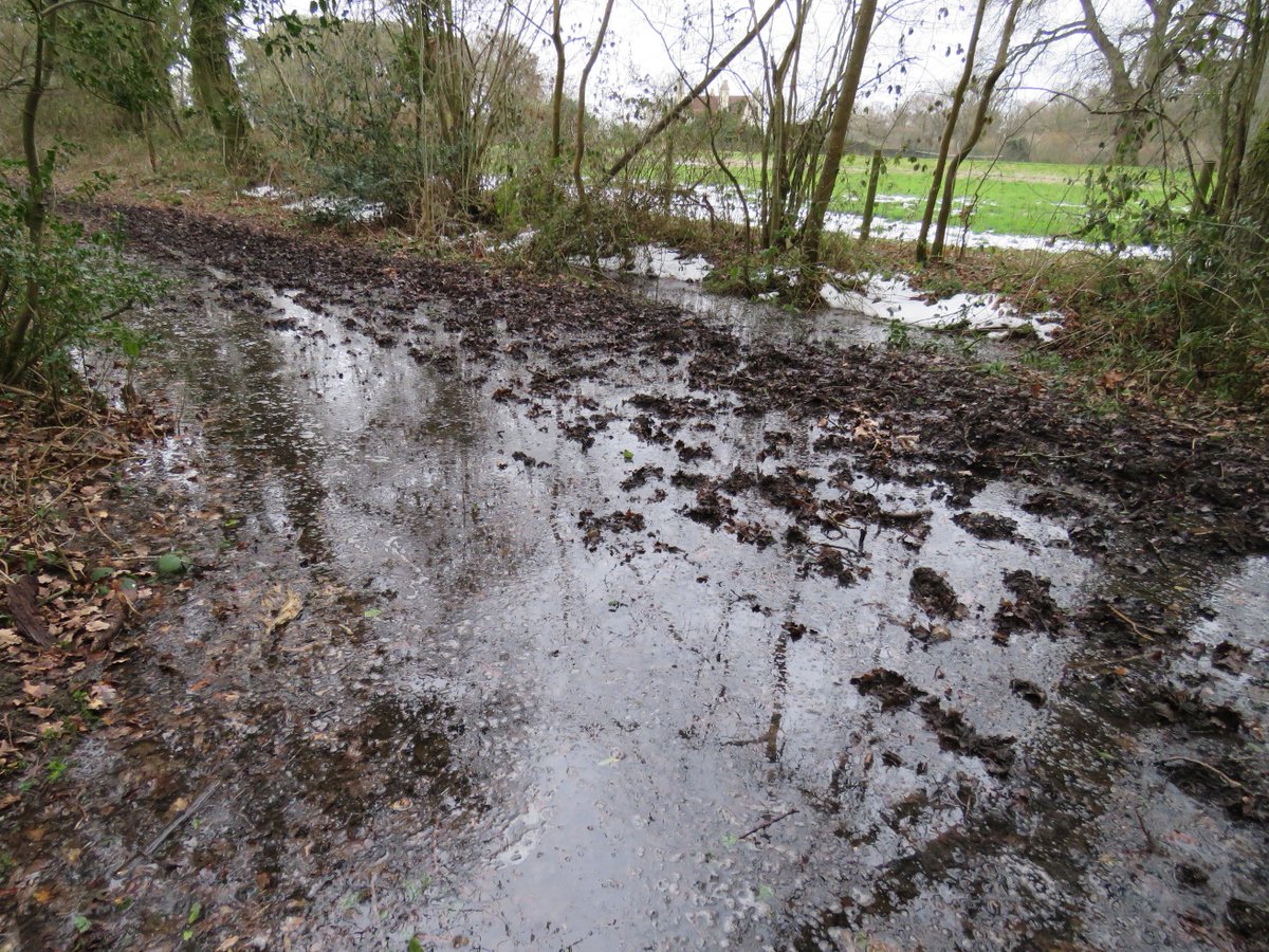PillboxSG's tweet photo. Sunday Snow Gone, Some Ice Remains, FootPaths Close To The #BasingstokeCanal & #WW2Pillboxes Resemble The Russian Front After The Thaw #Winchfield #Hampshire https://t.co/xjVuveFlgM