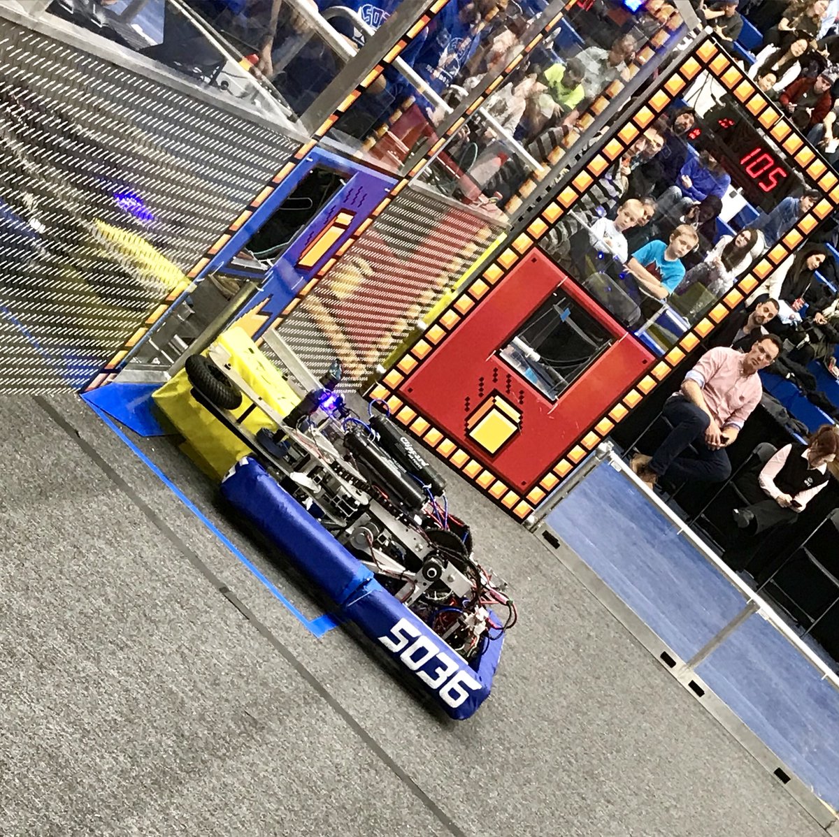 TDSB_Robotics's tweet photo. Another @TDSB alliance between @Team5036 from @sir_laurier &amp; the “Full Metal Mustangs” from @tdsb_DSS in the quarter finals at the @CANFIRST District Event, hosted by @durhamcollege @BenGhebrezghi @LizBHolder @LC2_TDSB @LC3_TDSB @TDSBLindaCurtis @TDSB_STEM https://t.co/1sqYxErQFE