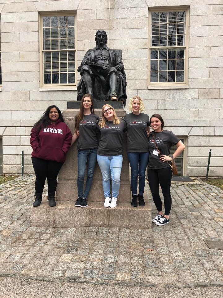 thank you <a href="/WECodeHarvard/">Women Engineers Code (WECode)</a> for an amazing conference! Being around so many other amazing women in tech is so inspiring #WeCode2018