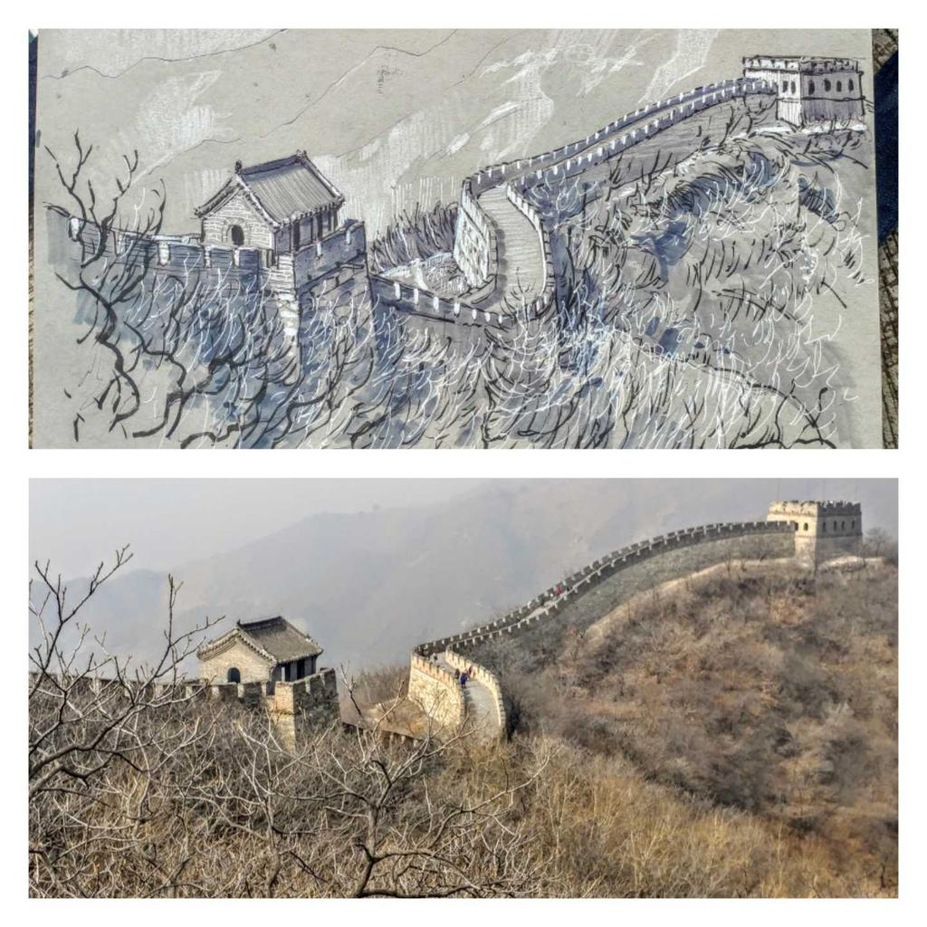 AaronBlaiseArt's tweet photo. When sketching from life, don't get hung up on copying exactly what's before you. Instead try and capture the spirit of what you see. https://t.co/pTZ3Z7Mue2