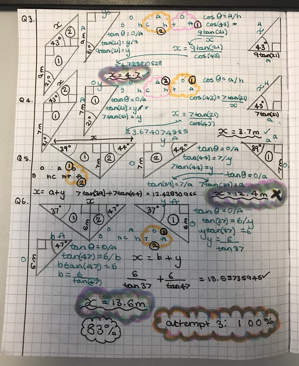 UckColl_Maths's tweet image. My favourite @hegartymaths homework books from 9A1 last week! Gorgeous books all and wonderful work!
#HegartyMaths #MathsHomework #ExcellentPresentation #LoveLearningForLife