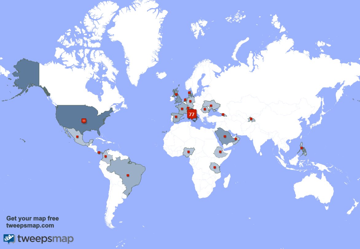 SalvaPasserano's tweet photo. I have 2 new followers from USA last week. See https://t.co/mQztISgXK8 https://t.co/plZ3OBLj8W