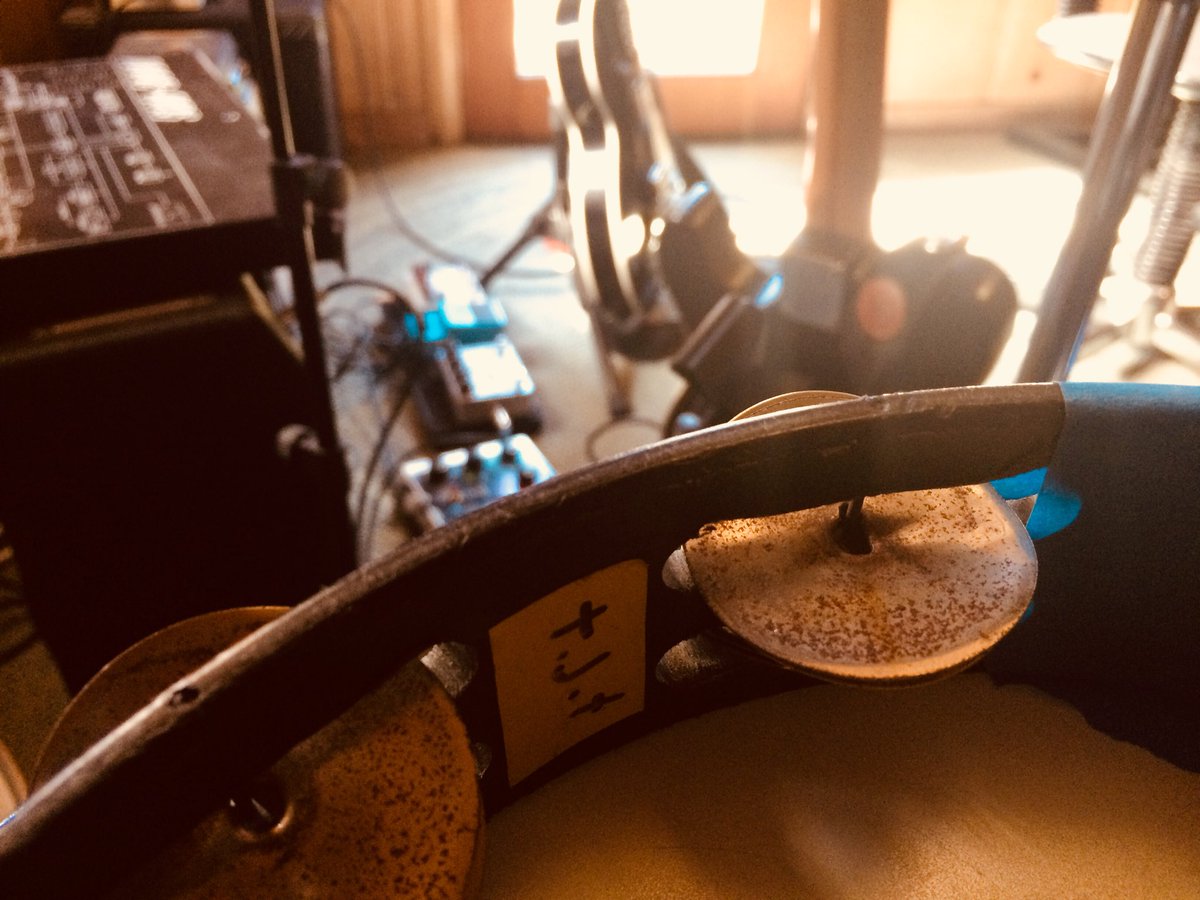 Rusty TJT tambourine, still in service.