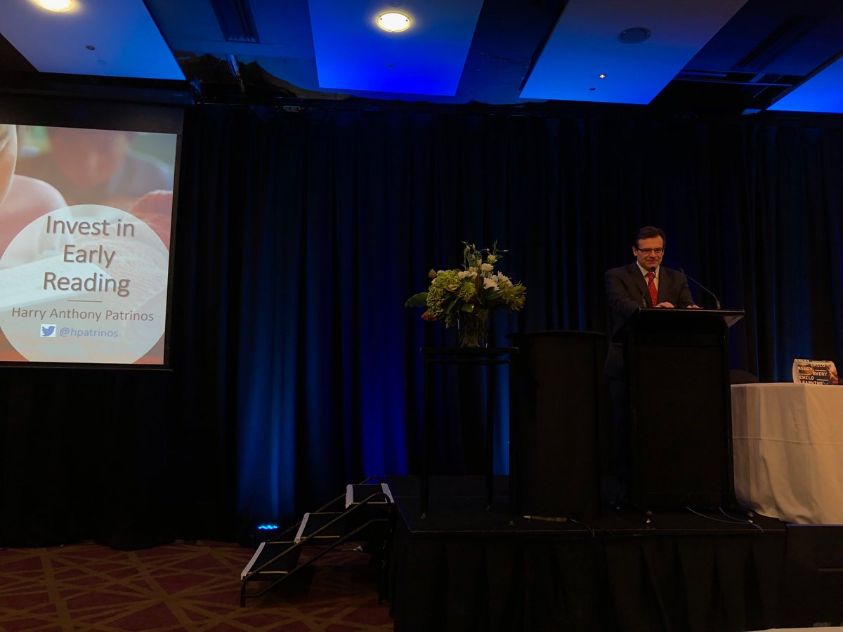 hpatrinos's tweet photo. My presentation on importance of early reading at Auckland Conference #everychildready https://t.co/9hZgeEvhBh