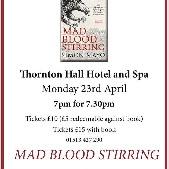 LinghamsBooks's tweet photo. In the.middle of reading #MadbloodStirring @simonmayo . Historical fiction #Dartmoorprison #Basedonfact #secondwarofamericanindependence #lovingitsofar . #Radio2 #kingoftheairwaves Tix 01513427290 or on our website https://t.co/G3NKakJ6HR https://t.co/lhiq35b7gR