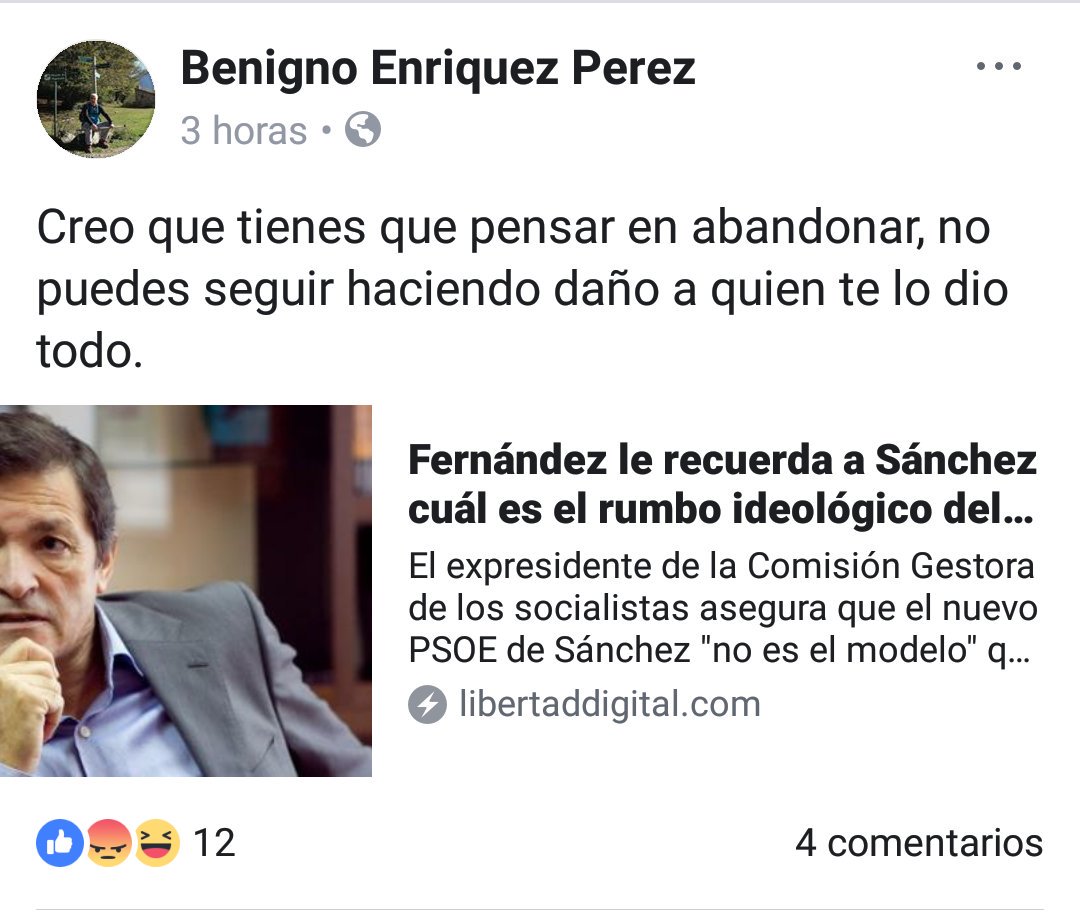 unidopodemos's tweet photo. Si no estoy confundida este hombre que insta al presidente @javier_asturias a abandonar, es miembro del comité autonómico de la @FSA_PSOE a propuesta del secretario general @adrianbarbon. Una vez más un Beningno evidencia cuál es la verdadera voluntad del nuevopsoismo @Adrilastra https://t.co/vcYiktvjsB