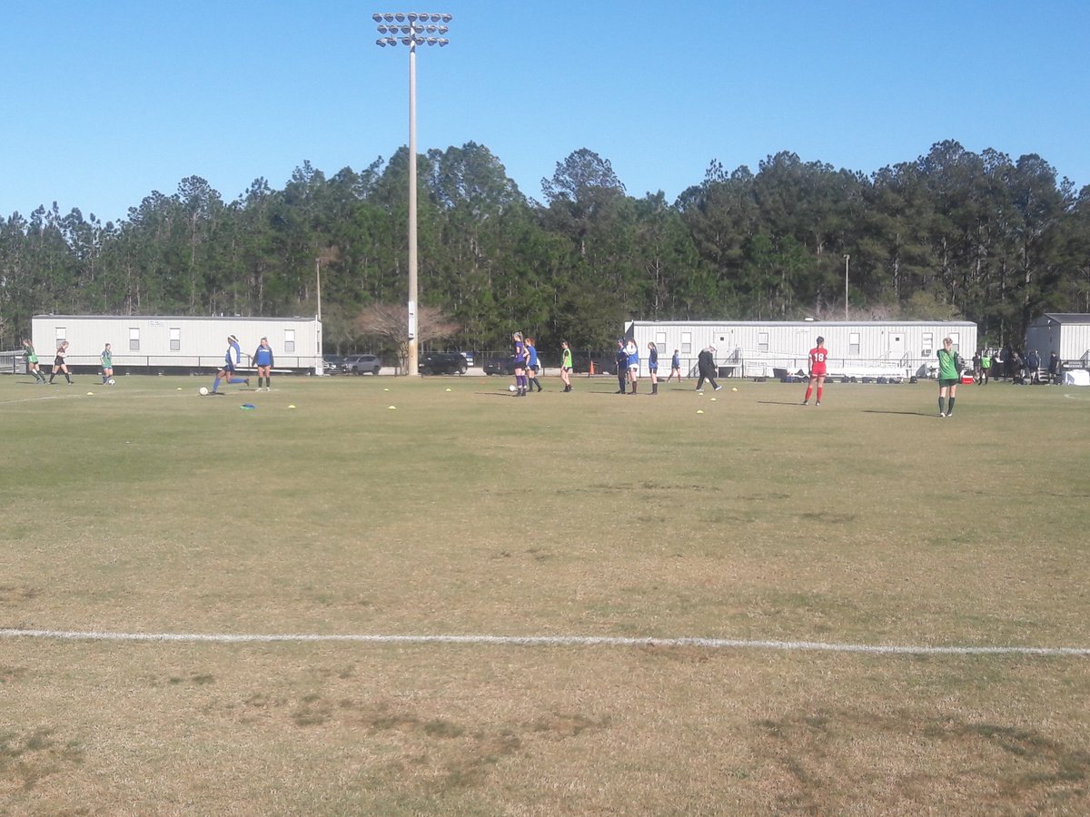 CFreemanJAX's tweet photo. Northeast Florida girls soccer all-star contest at Patton Park begins in minutes. Dozens of seniors from around area to take field one more time. https://t.co/X3hR4H2zns