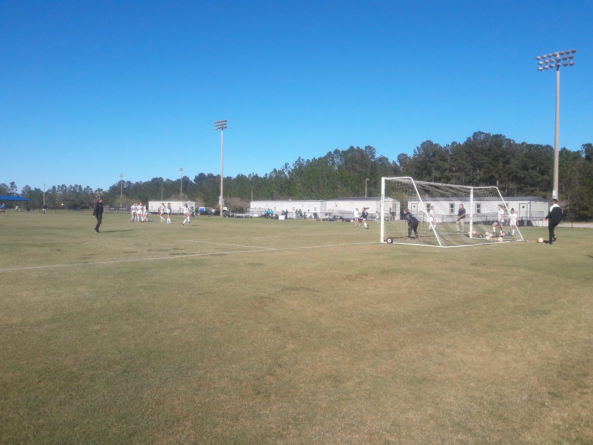 CFreemanJAX's tweet photo. Northeast Florida girls soccer all-star contest at Patton Park begins in minutes. Dozens of seniors from around area to take field one more time. https://t.co/X3hR4H2zns