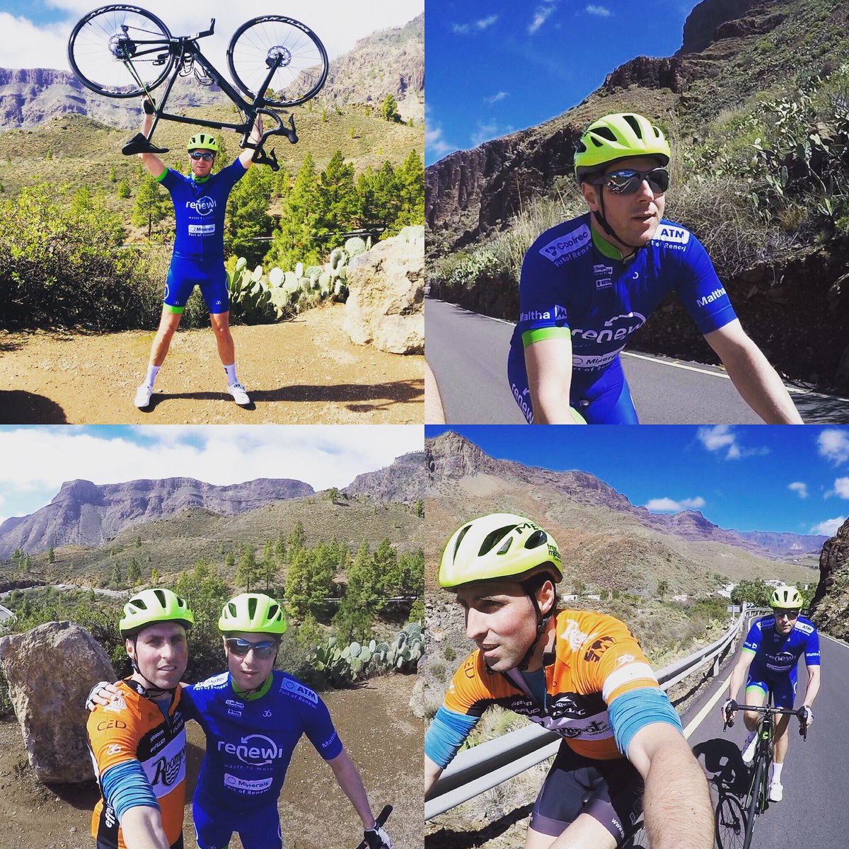 Vink1982's tweet photo. Tour de #grancanaria 2018! #renewi https://t.co/vgP9OGY0LI