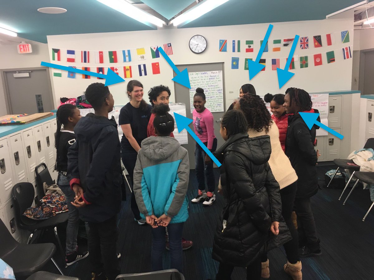 amg_teach's tweet photo. Count the smiling faces! And look at the clock--it's 8:35 am! Thanks, Ms. Fields, for helping us start Day 5 right. @Capxlab #CapXWinter #CapXSmiles #CapXSuccess https://t.co/0fVZ3RLLs3
