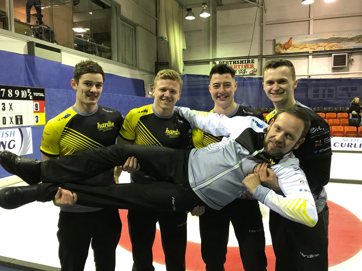 British Curling (@britishcurling) on Twitter photo Congratulations to National Champions and Grand Slam winners <a href="/TeamMouat/">Team Mouat</a> after winning the third World Play-Off Match - beating Olympians Team Smith 9-3. They head to Las Vegas for the mens World Champs at the end of this month (31 March – 8 April).
#curling Congratulations to National Champions and Grand Slam winners <a href="/TeamMouat/">Team Mouat</a> after winning the third World Play-Off Match - beating Olympians Team Smith 9-3. They head to Las Vegas for the mens World Champs at the end of this month (31 March – 8 April).
#curling