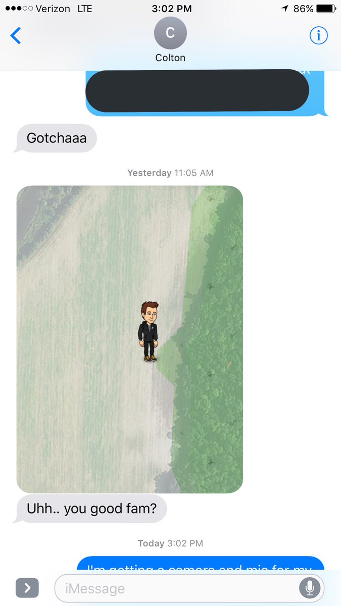 J_A_Moss's tweet photo. Get you a friend that checks on your wellbeing 😂@ColtonQuezada_ https://t.co/zlSkQy5PUU