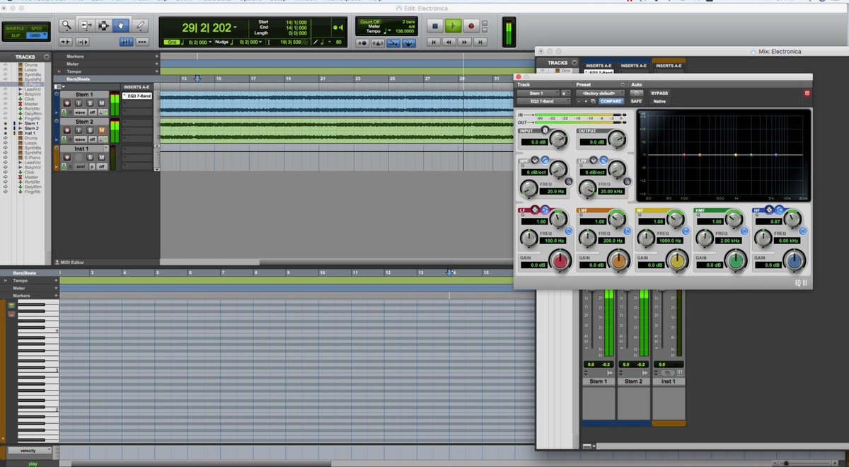 raminiomusic's tweet photo. The process of musical creativity continues.👆😎
#raminiomusic #protools12 #producermusic #trancefamily #musicmaking #trancemusic #avid #tranceclassic #tranceaddict #ilovetrance https://t.co/qkewGr8ZWW