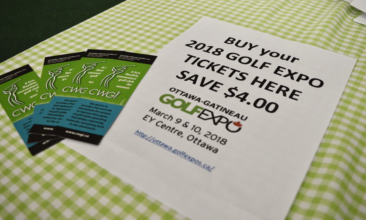 Get your <a href="/OttawaGolfExpo/">Ottawa-Gatineau GOLFEXPO</a> tickets today at our Open House  today and save $4! Find us at the @OttawaAthletic from 3-6pm!