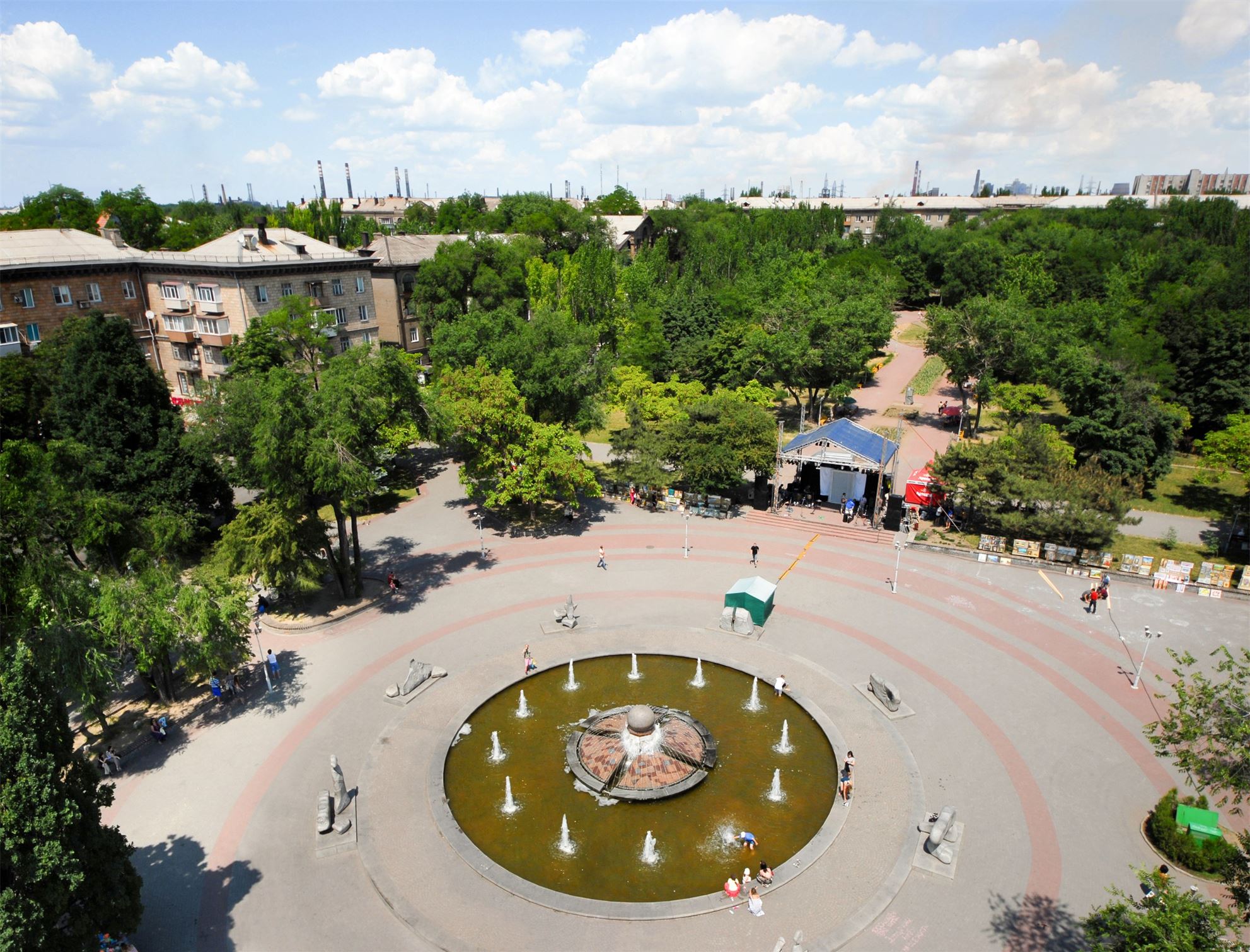 Площадь Маяковского Запорожье