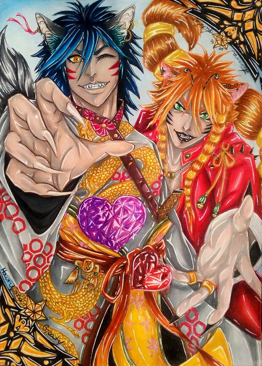 Aurora Archangel On Twitter A Drawing I Ve Made For Valentines Day My Ocs Hauru And Goaty Art Anime Ocs Originalcharacter Oc Drawing Drawings Mangaart Manga Artwork Pencils Https T Co T5tmtejrkm
