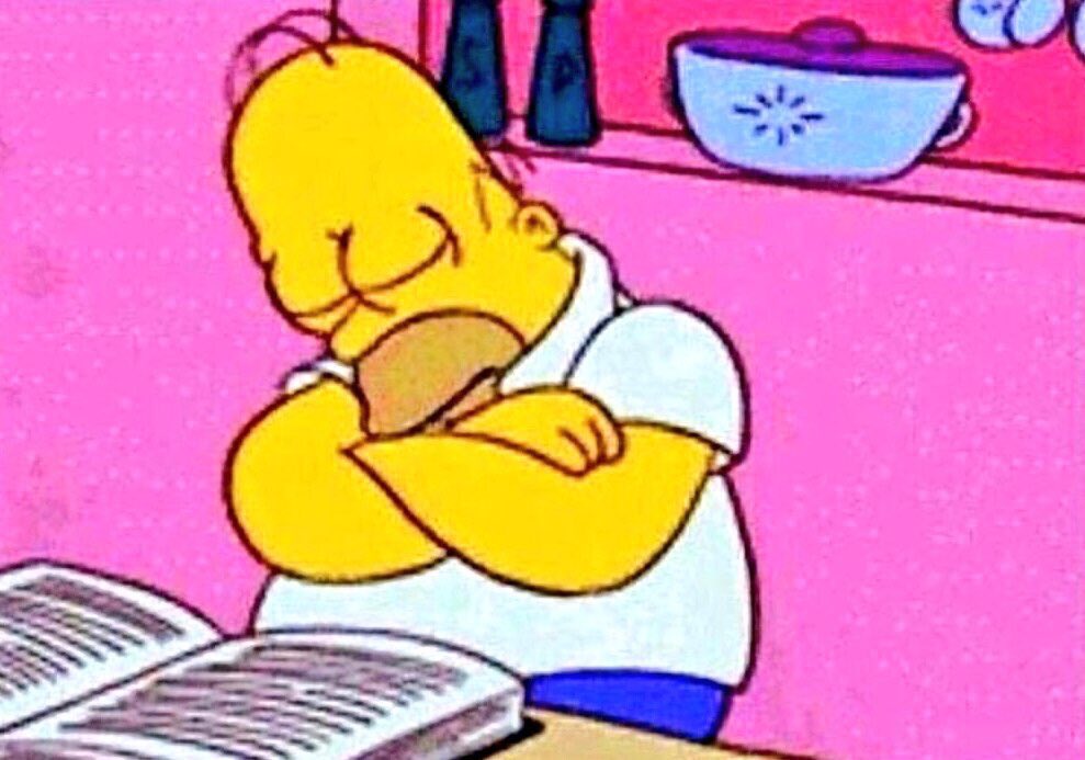 Yo intentando estudiar: