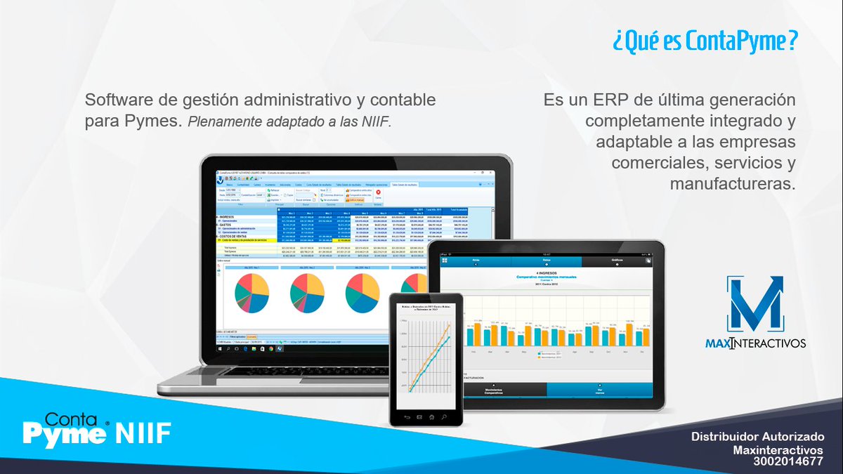 maxinteractivos's tweet photo. Qué es Contapyme?

Es un ERP de última generación completamente integrado y adaptable a las empresas comerciales, servicios y manufactureras.
👉Donde lo puedo conseguir?
📞3002014677
#erp #contapyme #maxinteractivos #distribuidorautorizado #software https://t.co/nX2FPtQQaM