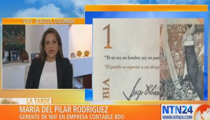 InfoUSANTN24's tweet photo. 🔴EN VIVO | María del Pilar Rodríguez, consultora contable, habla en @LaTardeNTN24 sobre la modificación de la cantidad de ceros en los billetes colombianos https://t.co/8Ow2EqJ06o https://t.co/Tgeb7BNy6b