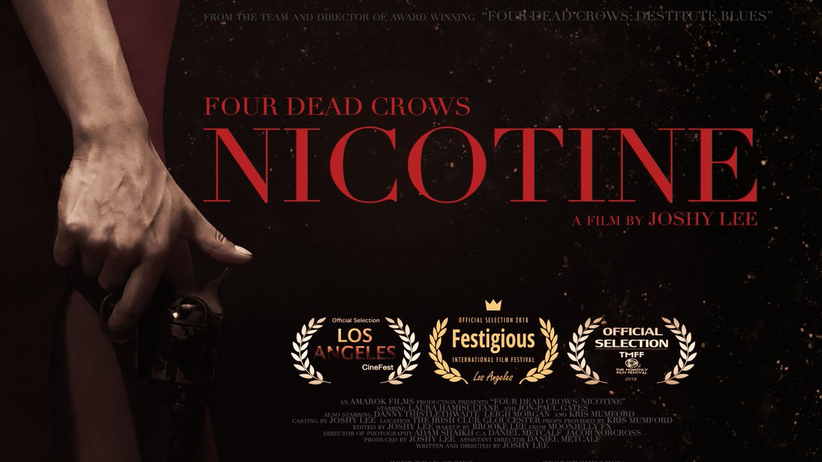 Massive thanks to <a href="/festigious/">Festigious</a> for the Nomination!
Looking forward to results on the 6th!
-
Video link: youtube.com/watch?v=QjanFo…
-
<a href="/FourDeadCrows/">Four Dead Crows</a> <a href="/JoshyLee_/">Joshy Lee</a> <a href="/jpgates/">JON GATES</a> 
-
#Festigious #FilmFestival #Awards #Nomination #BestMusicVideo #Laurels #LAFilmFest #Oscars90 #Winning #LATakeOver