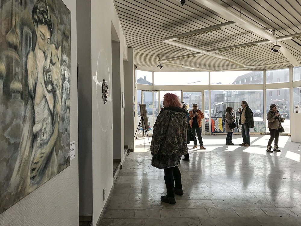 ffkni's tweet photo. Kalt! Die Eisige Ausstellung war unerwartet sonnig und superschön! #ffkni #neuisenburg #kunstraum #glaspalast #kalt https://t.co/zB23L1XgyK