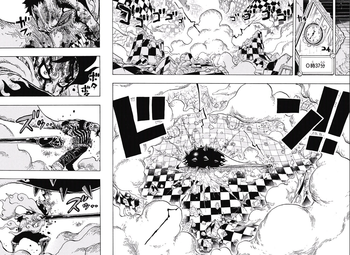 まさと در توییتر One Piece カタクリとの死闘決着 最後ルフィがカタクリの顔に帽子を置いた シーンが良い