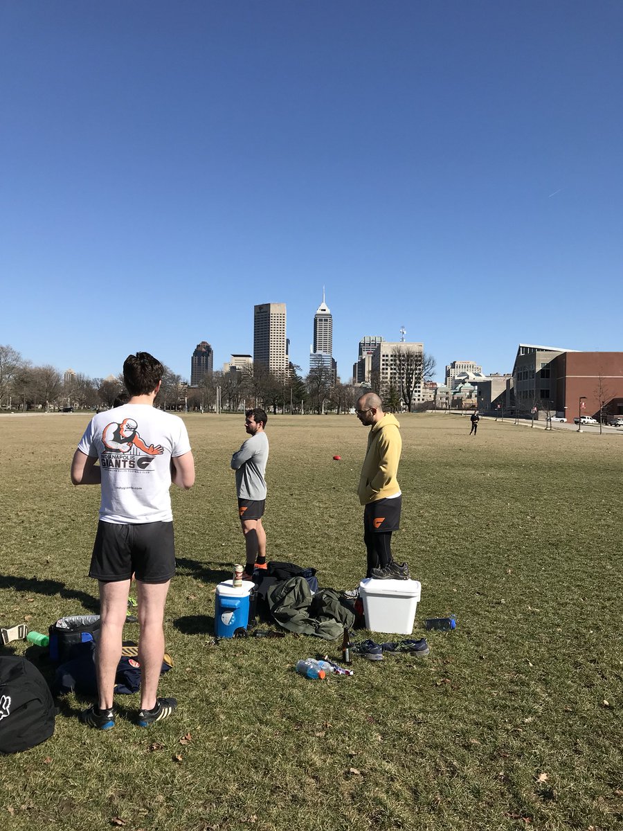 It was great to get our first practice in for 2018! <a href="/USAFL1997/">USAFL</a> in downtown #indy