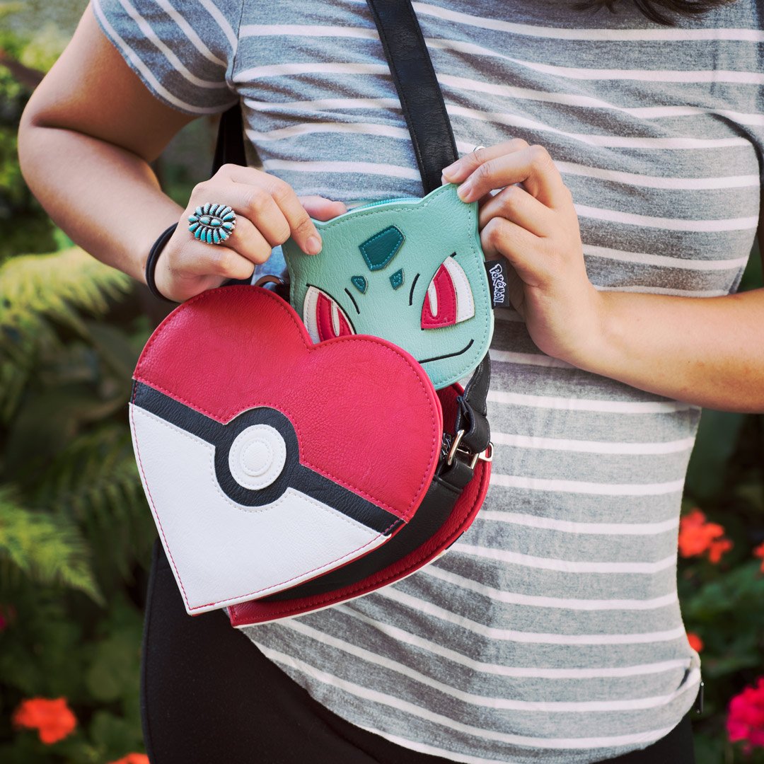 Loungefly Pokemon Poke Ball Crossbody Purse