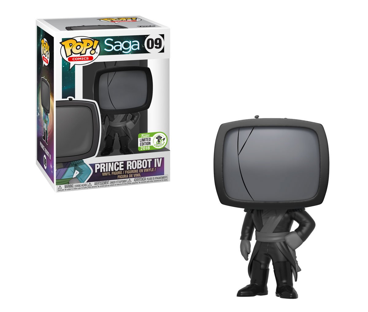 OriginalFunko's tweet image. RT &amp;amp; follow @OriginalFunko for a chance to WIN an Emerald City Comic Con exclusive Saga Prince Robot IV Pop! #ECCC