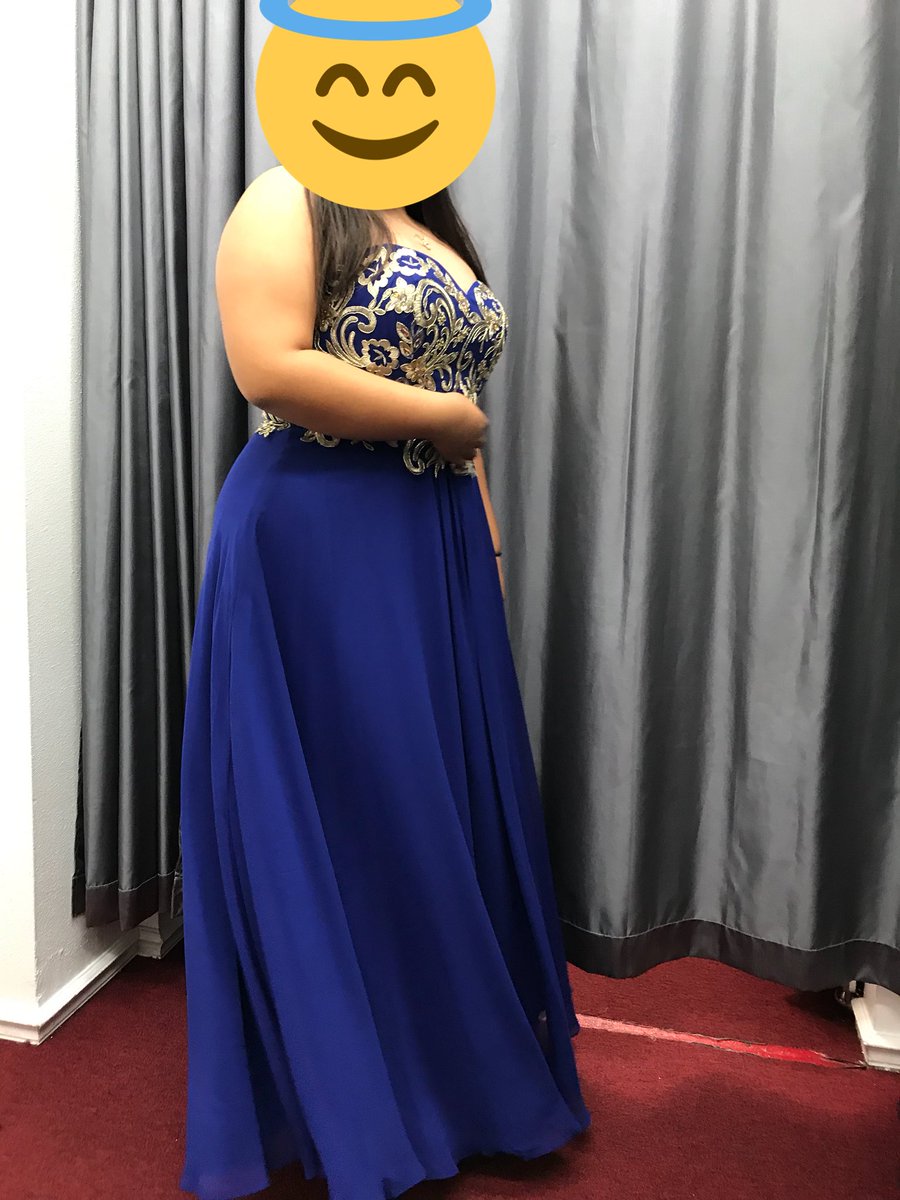 maeeeb_'s tweet photo. okay you fakas this is my final dress💙 #mhdress18 https://t.co/LS9q1TnGna
