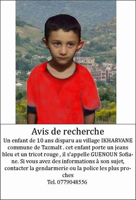 Les recherches se poursuivent toujours pour retrouver le petit #Sofiane
