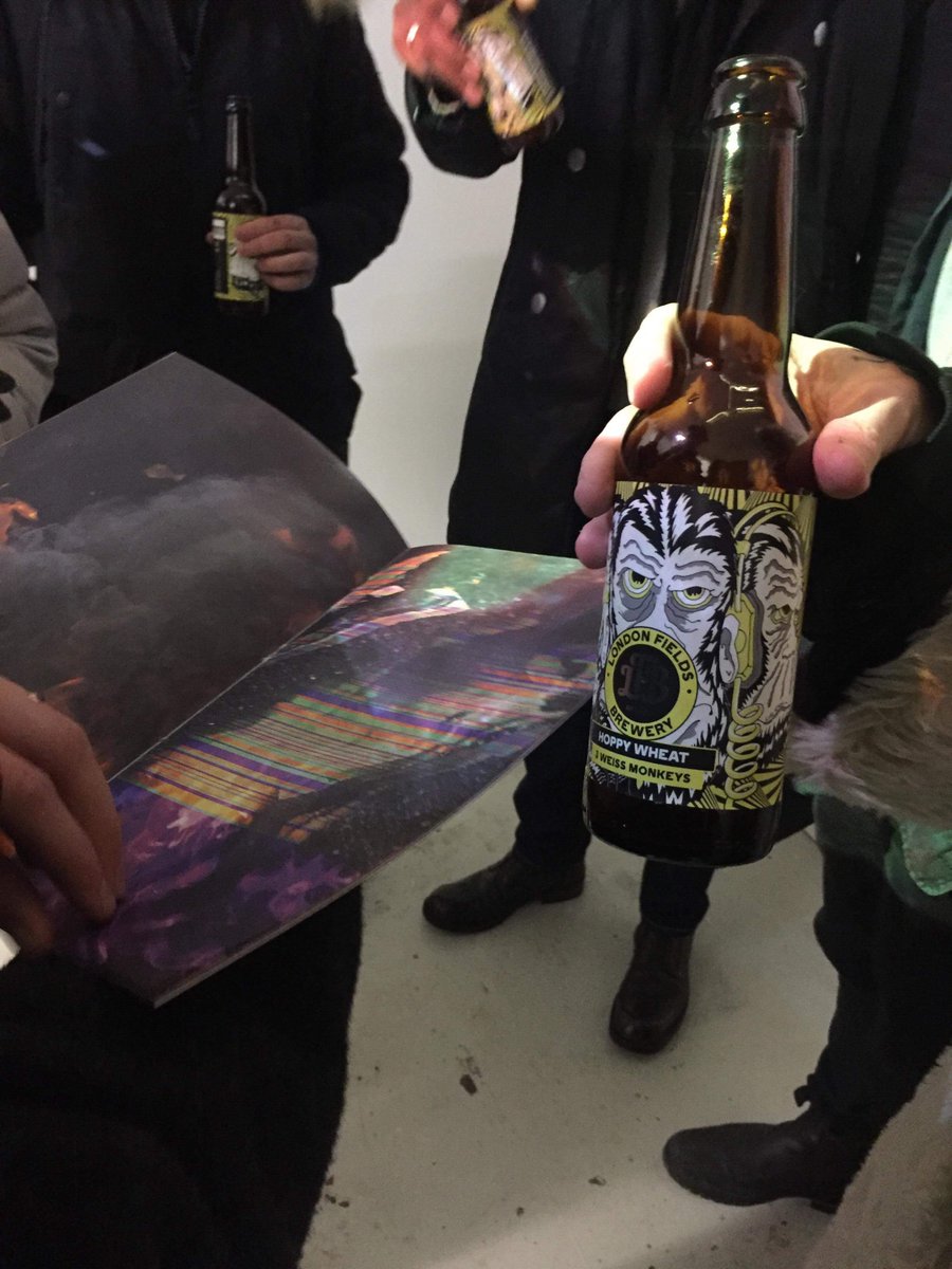 ACornerWith's tweet photo. Thank you million times to @LdnFldsBrewery for their kind support of beers for the opening of @y_kametani show at A Corner With. The best beer in town! x https://t.co/f5hJkXtEp5